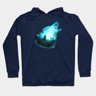 Blue Wolf Hoodie